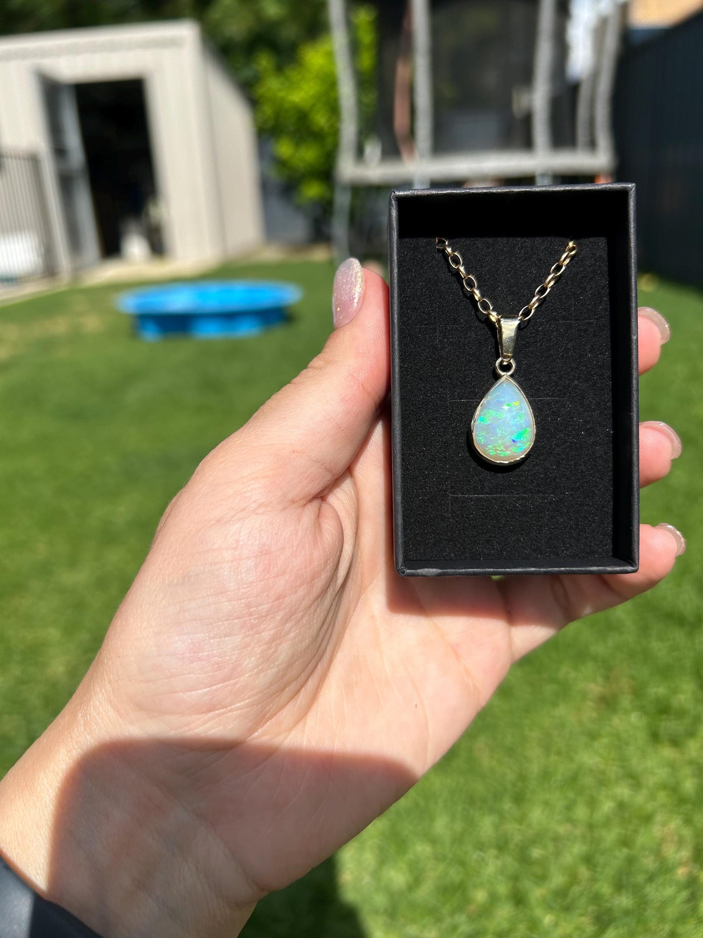 Australian Jelly Opal Pendant