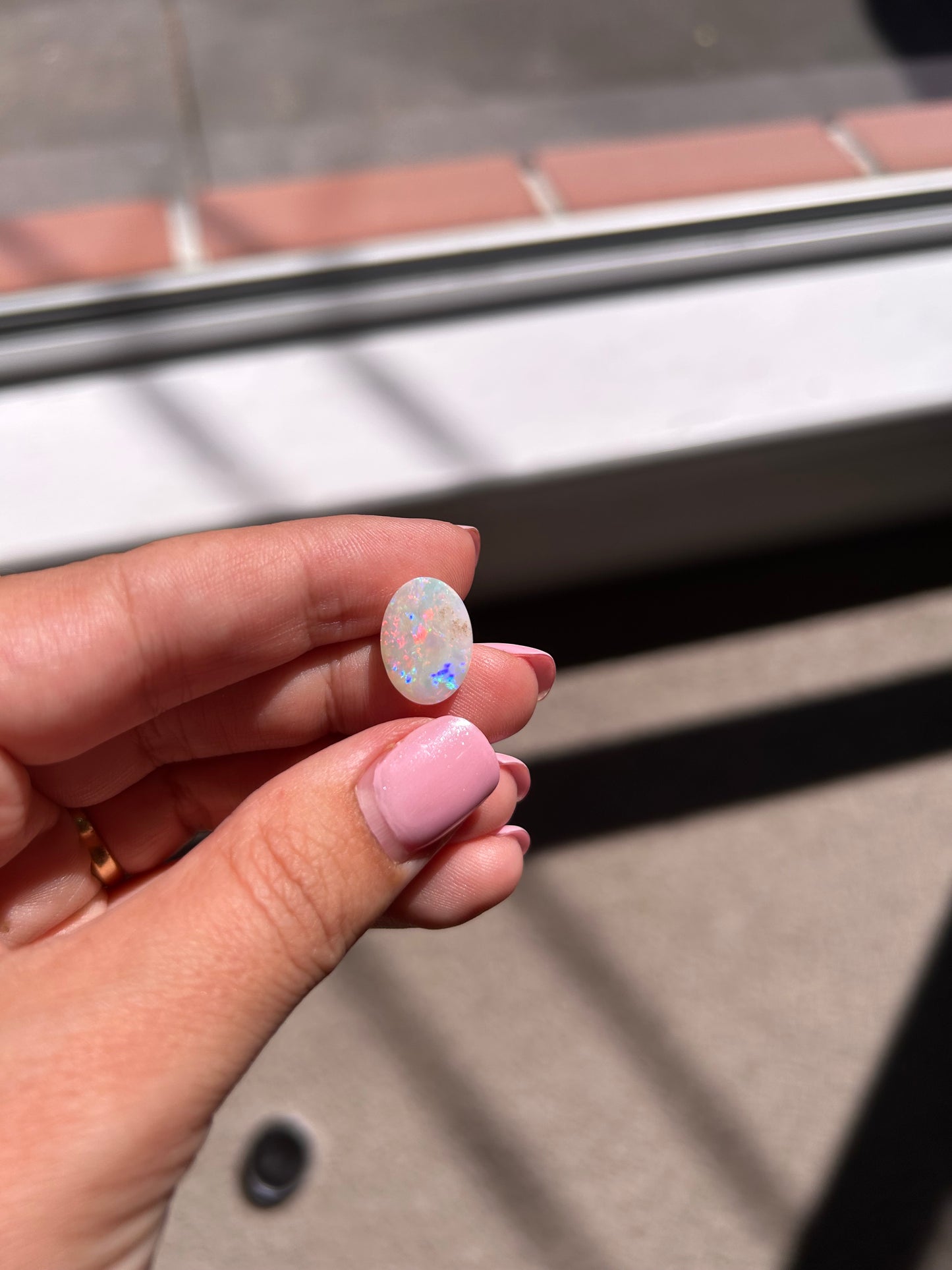 4.8ct White Crystal Opal