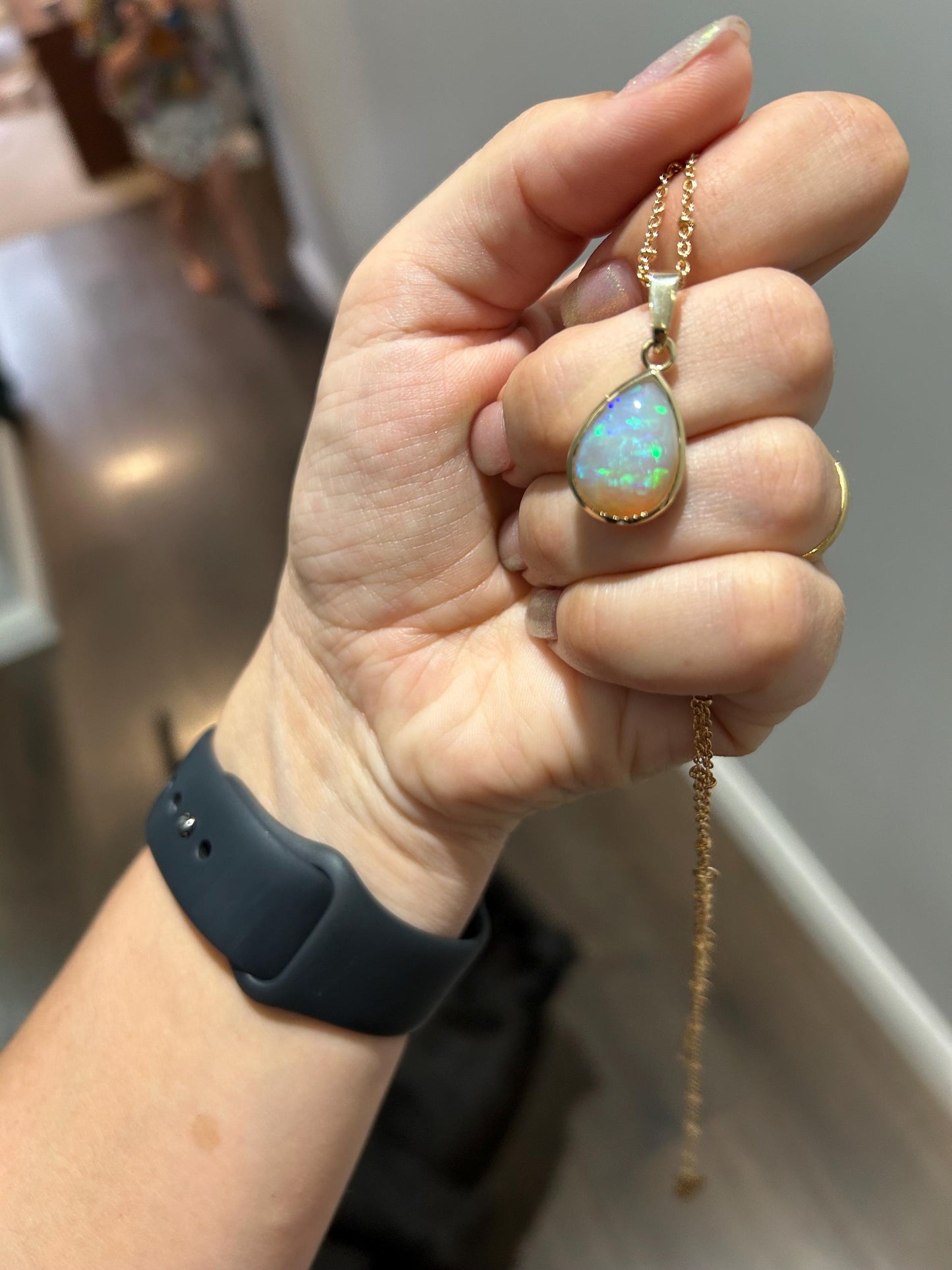 Australian Jelly Opal Pendant