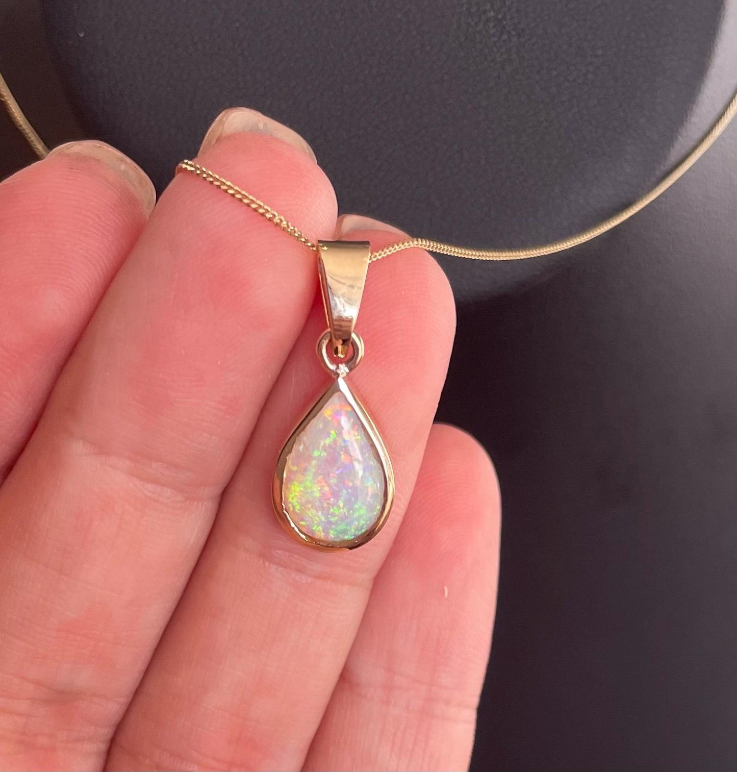 Australian Crystal Opal Pendant