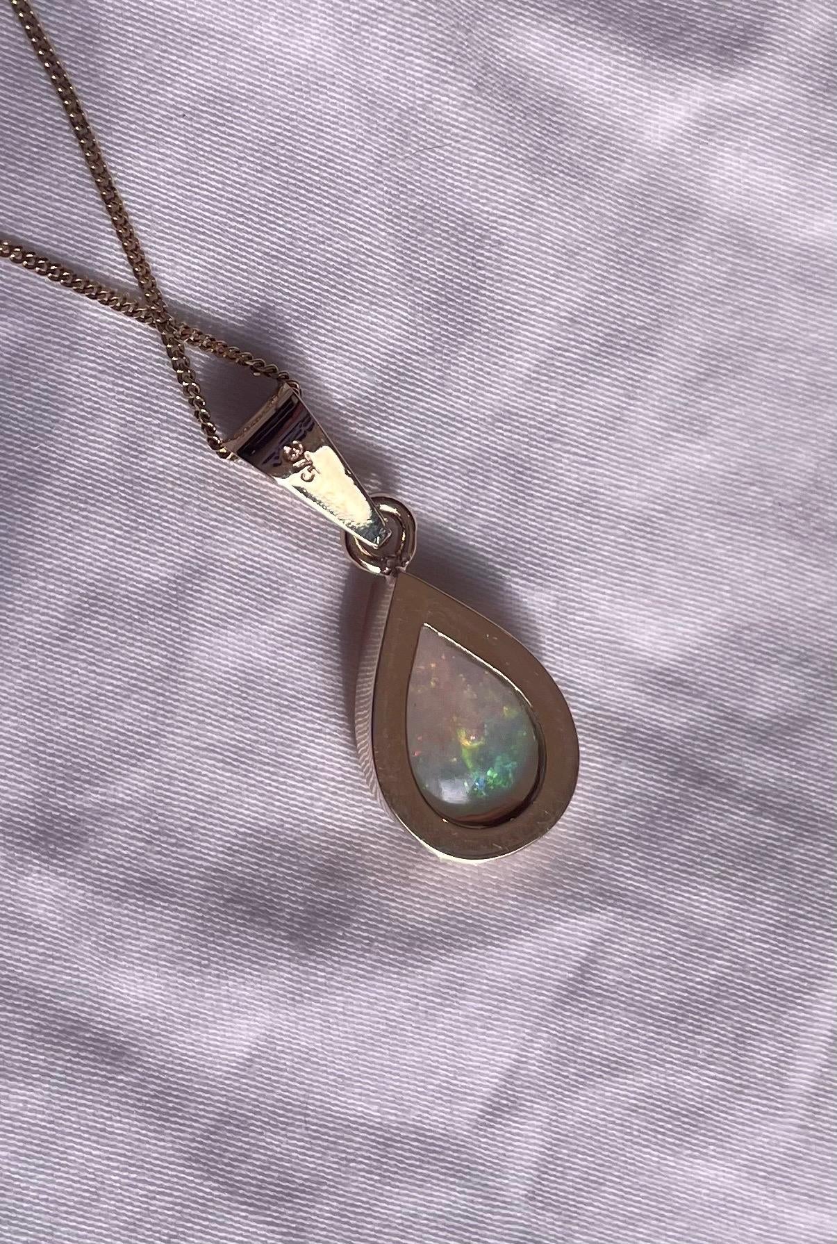 Australian Crystal Opal Pendant
