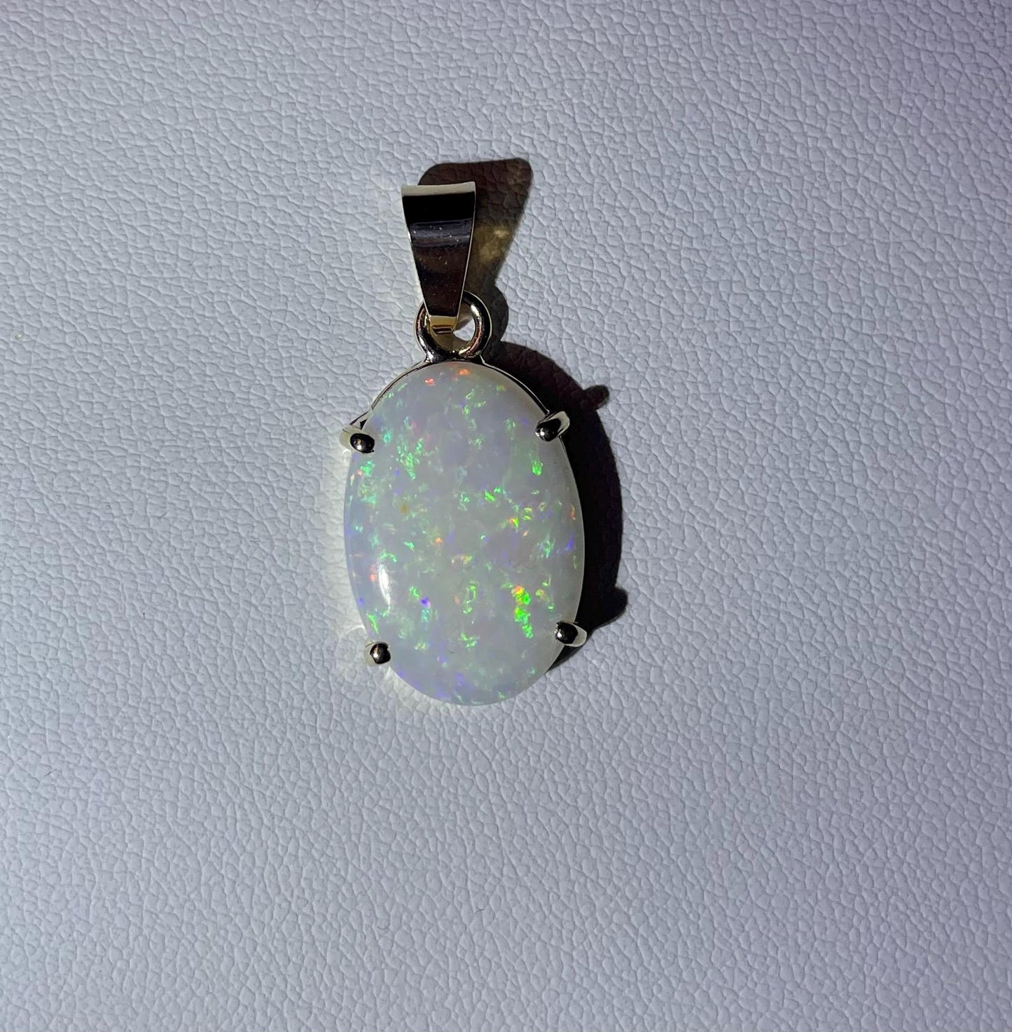 Classic Rainbow Opal Pendant