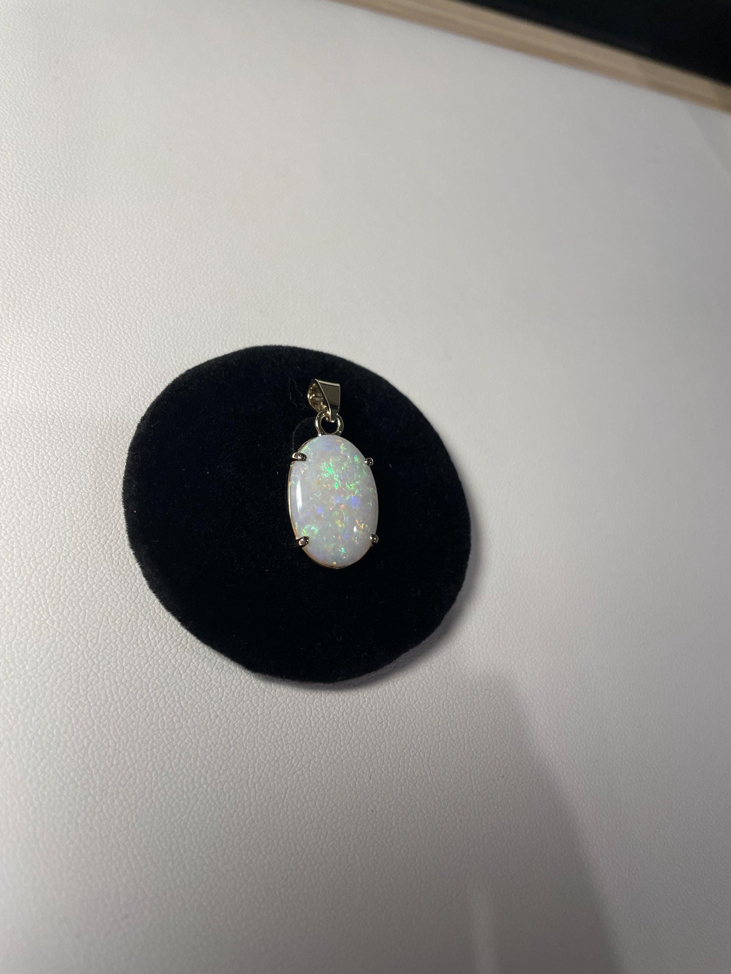 Classic Rainbow Opal Pendant