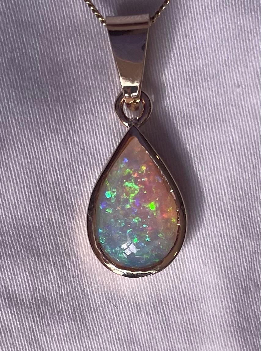 Australian Crystal Opal Pendant