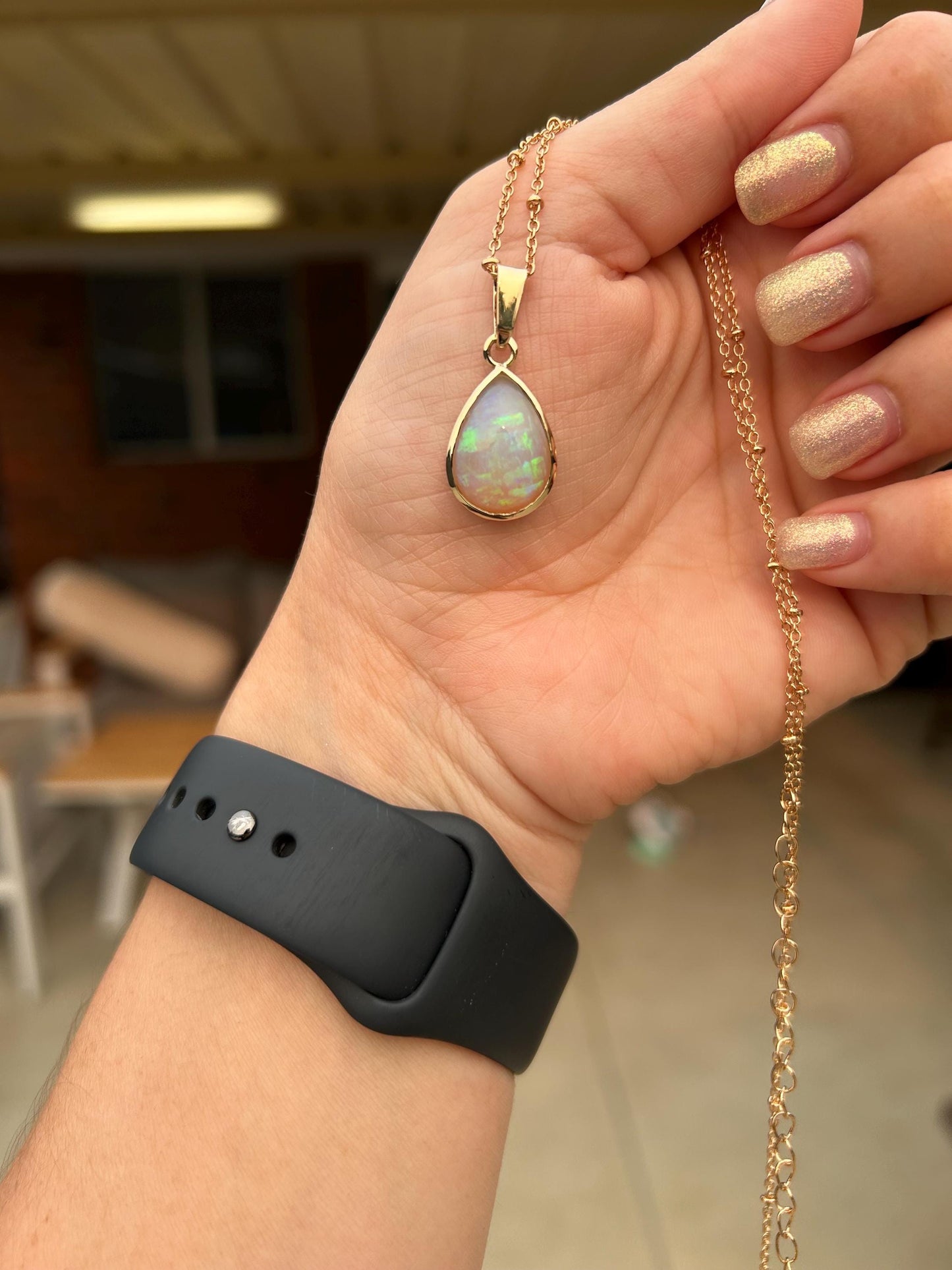 Australian Jelly Opal Pendant