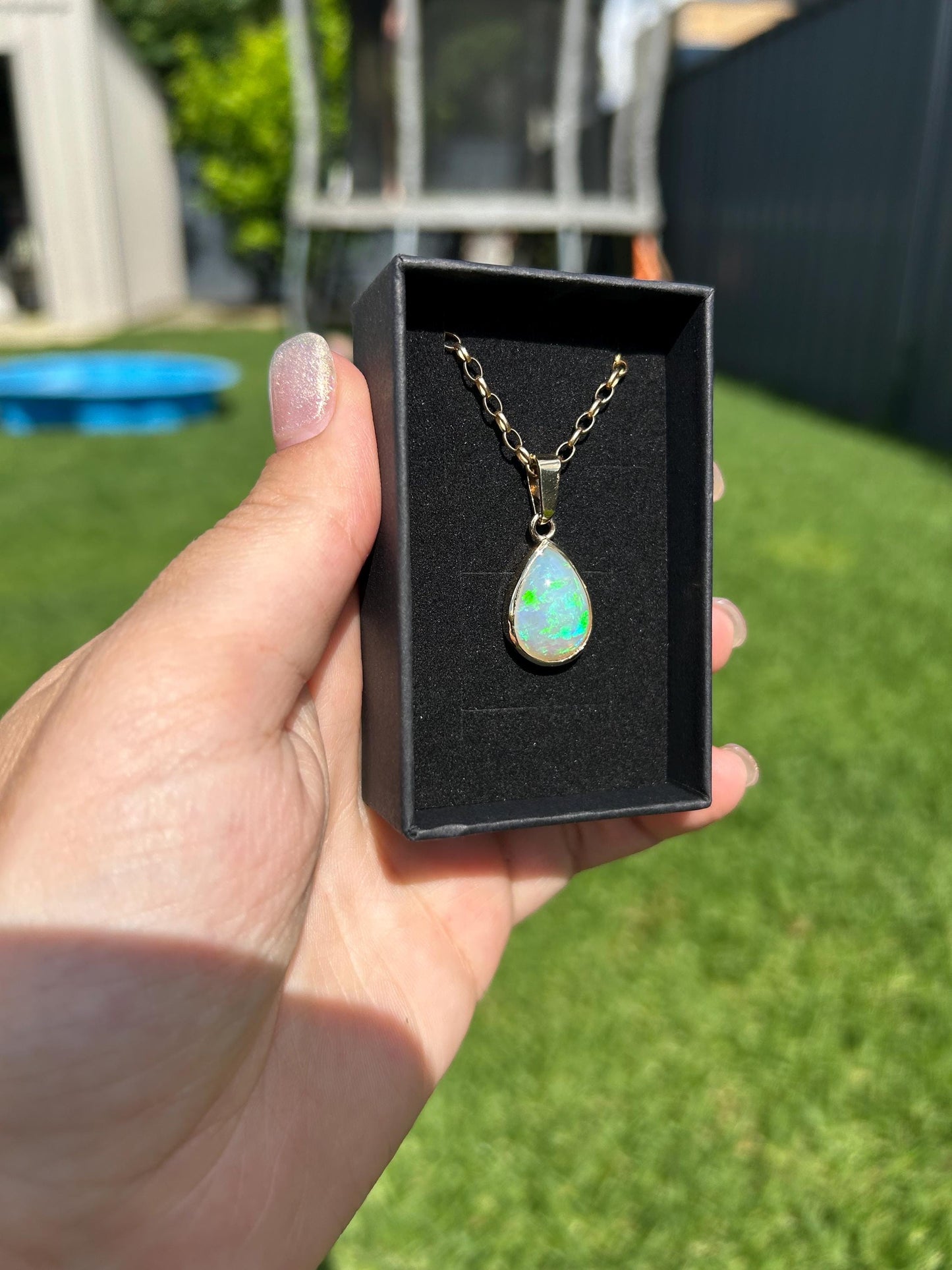 Australian Jelly Opal Pendant