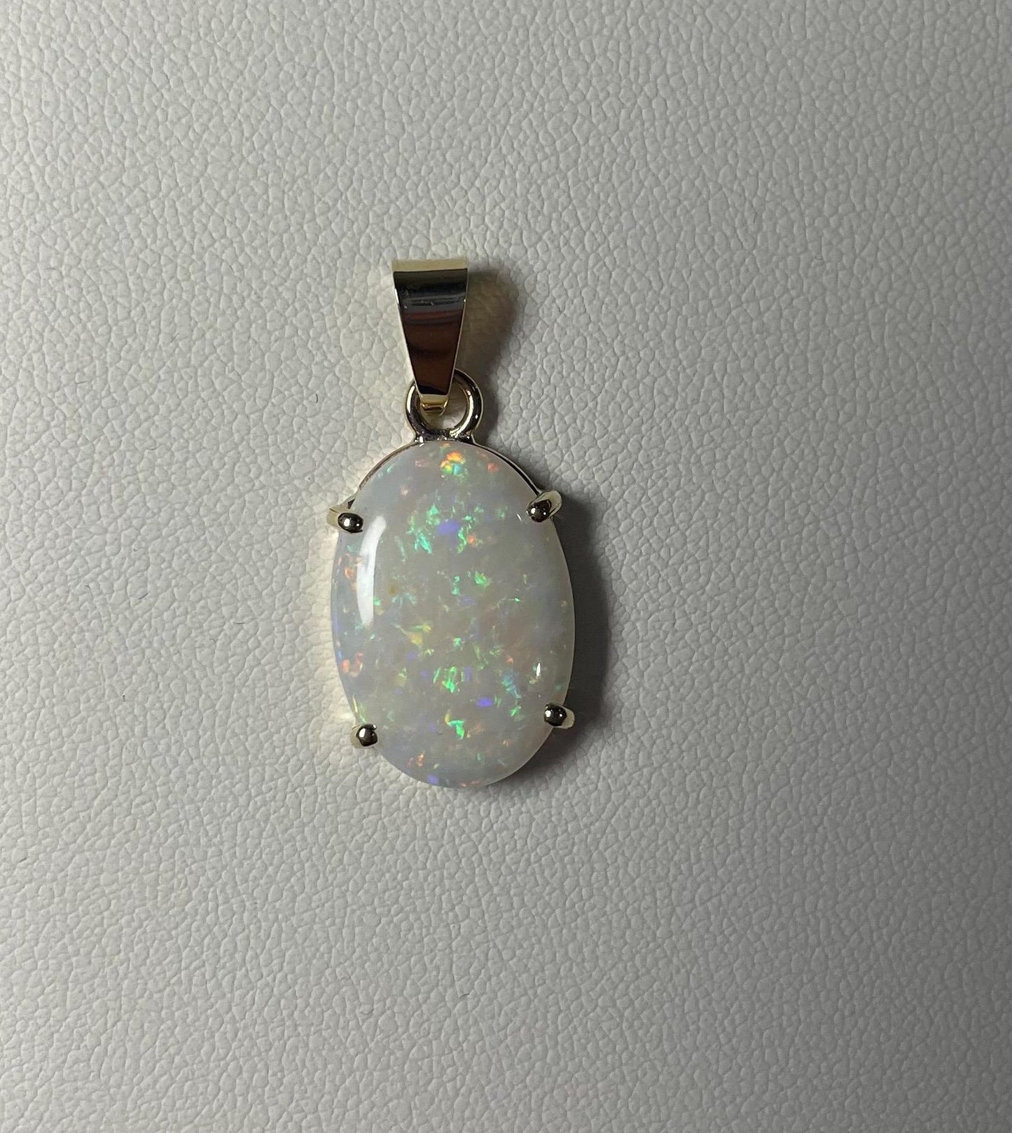Classic Rainbow Opal Pendant