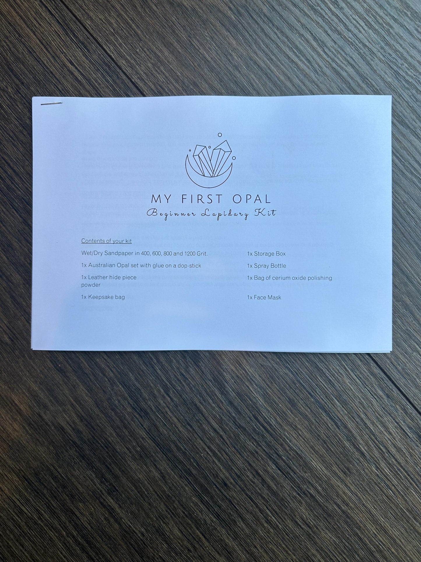 My First Opal - Beginner Lapidary Kit