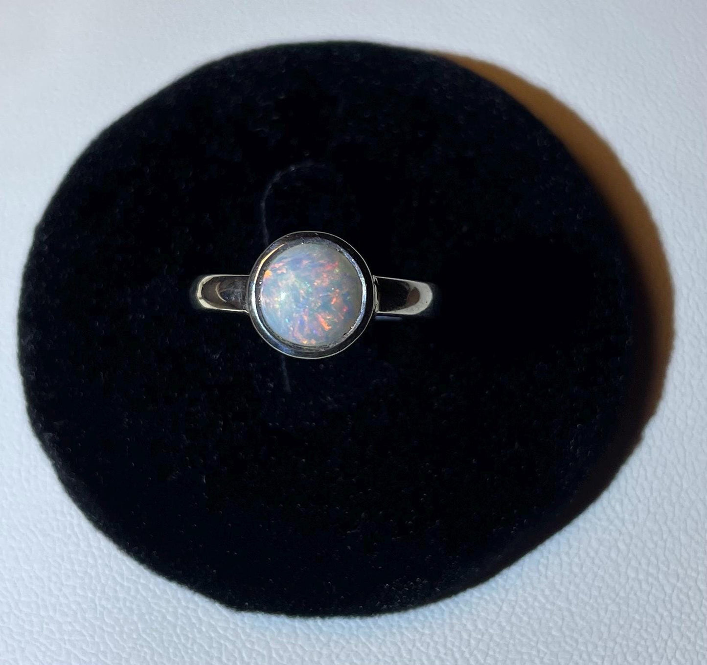 Solid Australian Opal Ring