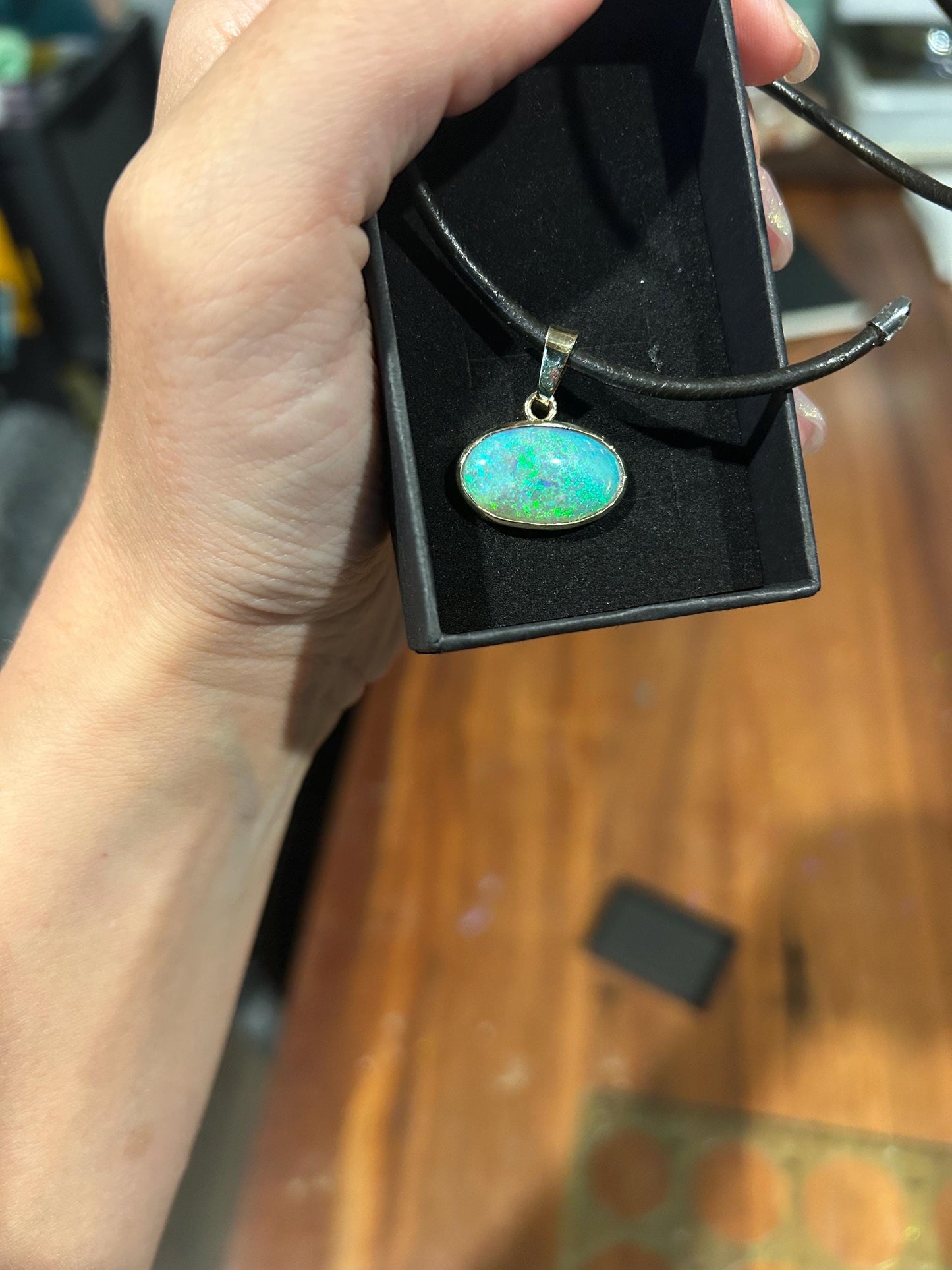 Moss - Australian Opal Pendant